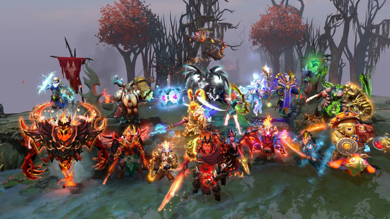 Все персонажи с уникальными аркана-предметами в Dota 2