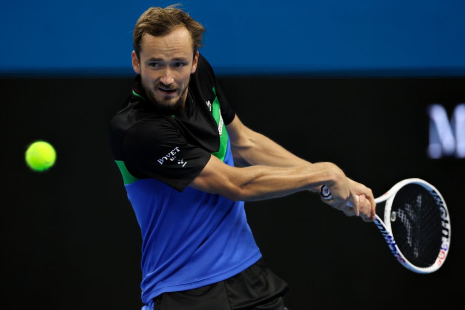 Даниил Медведев играет на турнире ATP-500 в Пекине в 2023 году