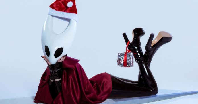 Новогодний косплей на Хорнет из Hollow Knight: Silksong